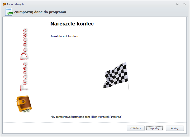 Ostatni krok kreatora